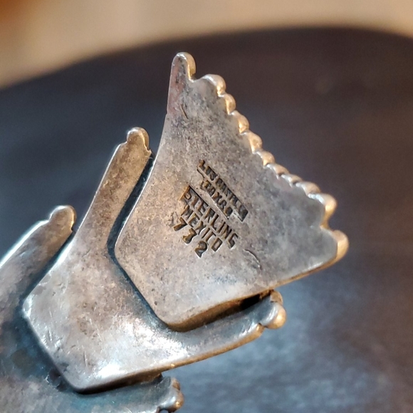 Los Castillo Mexican silver Cuff Bracelet ~ Taxco - Picture 3 of 6